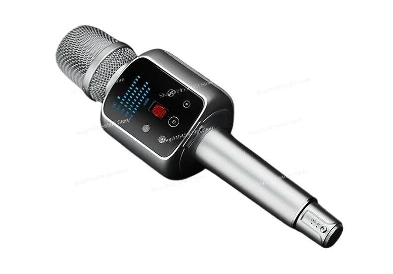

Audio microphone all-in-one machine with built-in sound card microphone,singing Karaoke Bluetooth wireless mobile phone receiver