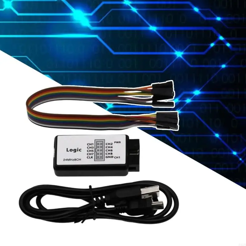 F68B 8 Channel USB Logics Analyzers for ARM FPGA M100 SCM 24MHz ARMPLING