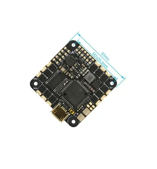 

GEPRC GEP-F722-35A AIO Flight Controller GEP-F7-35A 2-6S BLHELIS 35A 4in1 ESC 26.5Mm/M2 All in one for RC DIY FPV racing drones