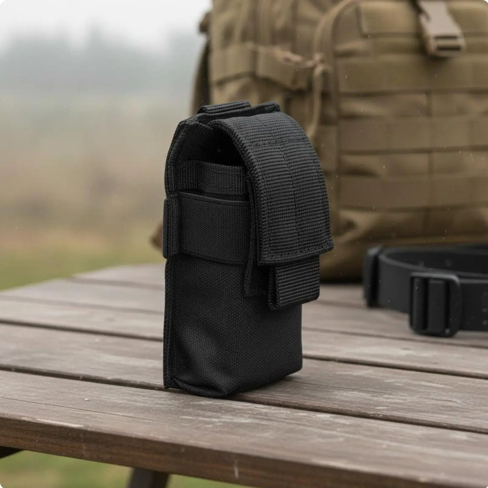 Nylon Outdoor Waist Pouch Tool Organizer with Belt Strap for Armor Vest Accessories Hunting view 4