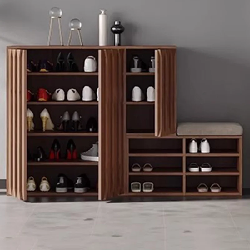 

Storage Display Shoe Shelf Organizer Mobile Living Room Designer Luxury Box Modern Shoe Cabinet Vertical Muebles Home Furniture
