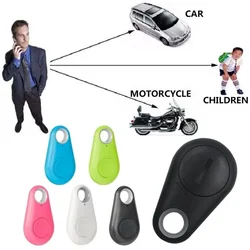 Mini Mode Slimme Hond Huisdieren Bluetooth 4.0 GPS Tracker Anti-verloren Alarm Tag Draadloze Kind Tas Portemonnee Key Finder locator