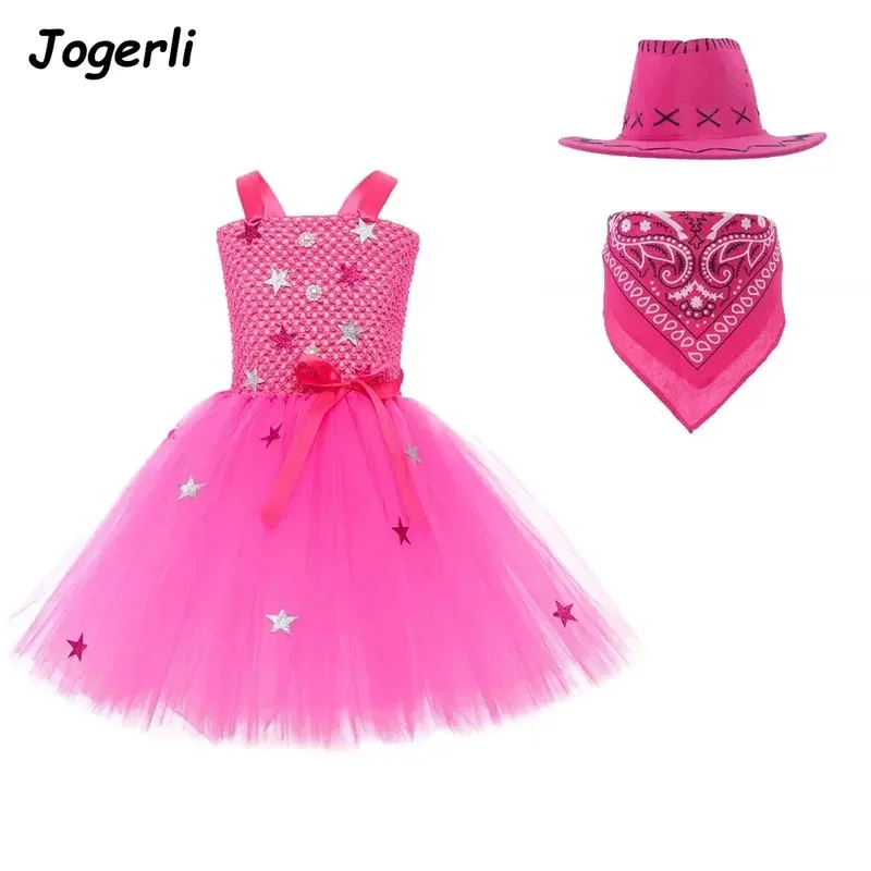 فستان الأميرة الشبكي لعيد الميلاد والهالوين من Jogerli، ملابس لعب الأدوار للأطفال، بدلة فتاة #6