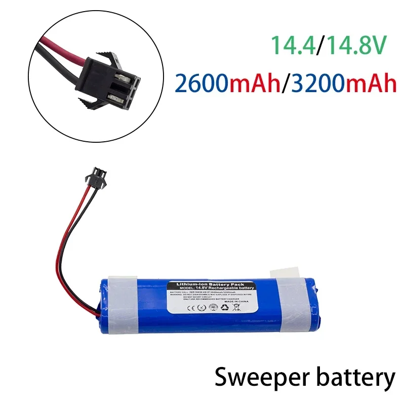 

LEELINCI Robot Vacuum Cleaner Battery 14.8V Li-ion Battery SM-3P Sweeper Battery Remote Control Toys SM3P 4S BMS Dropshipping