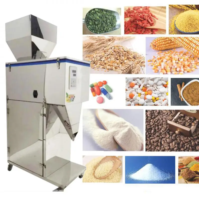 

3000g 5000g Granular Powder Filler Weighting And Filling Machine Coffee Beans Tea Leaf Grain Seed Salt Rice Corn Racking Machine