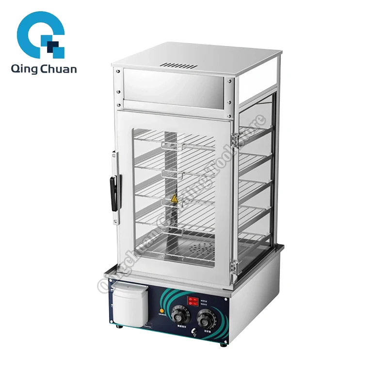 

Hot Food Display Cabinet Electric Food Steamer Stainless Steel Commercial 5 Layers Convenience Store Electric Steaming Furnace