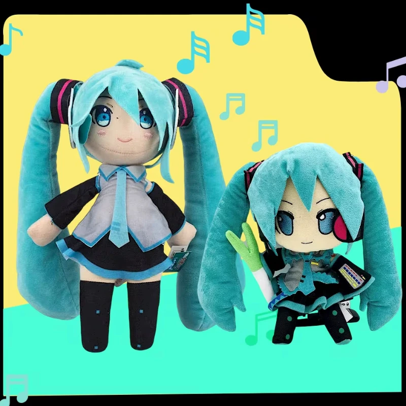 

@~@ HOT 25cm Japanese Anime Plush Stuffed Toy Hatsune Miku Plush Doll Soft Pillow Future Doll Cute Christmas Gift For Children！！