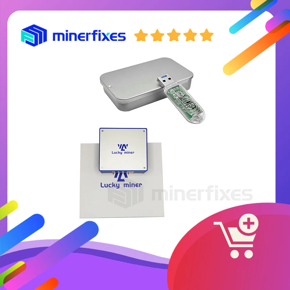 

Luck Miner LV07 +LV03 Solo Bitcoin Miner SHA-256 Crypto currencies BTC BCH 1TH/S Ethereum Miners bitaxe ultra miner Asic miner..