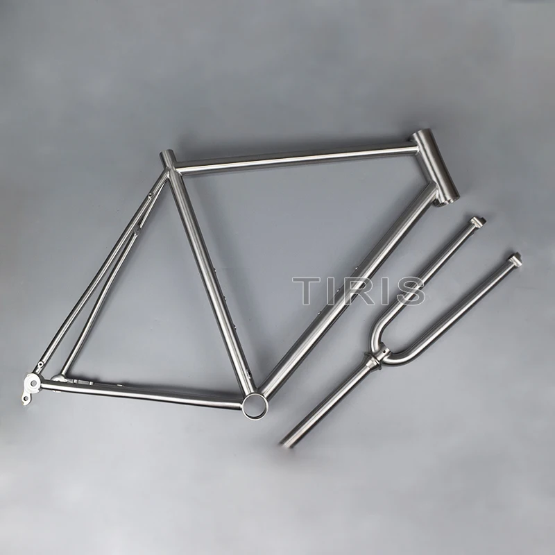 TIRIS CR6 Titanium Integrated Full Internal Cable Routing Gravel Bike Frameset Accessories Cyclocross Cycling Frame 700C 29