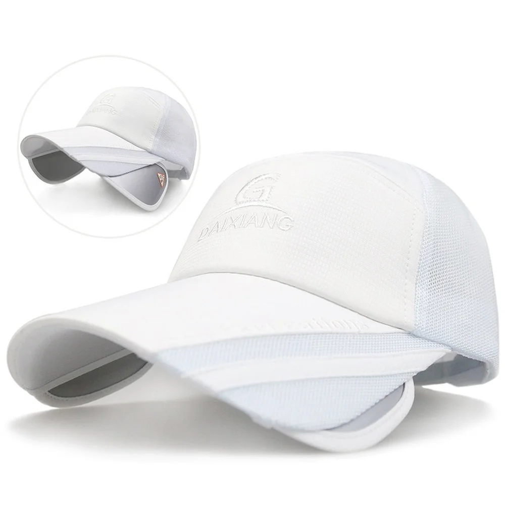 

Wide Brim Sun Hat with Adjustable Visor Scalable Baseball Cap Design UPF Sun Protection for Outdoor Riding & Hiking