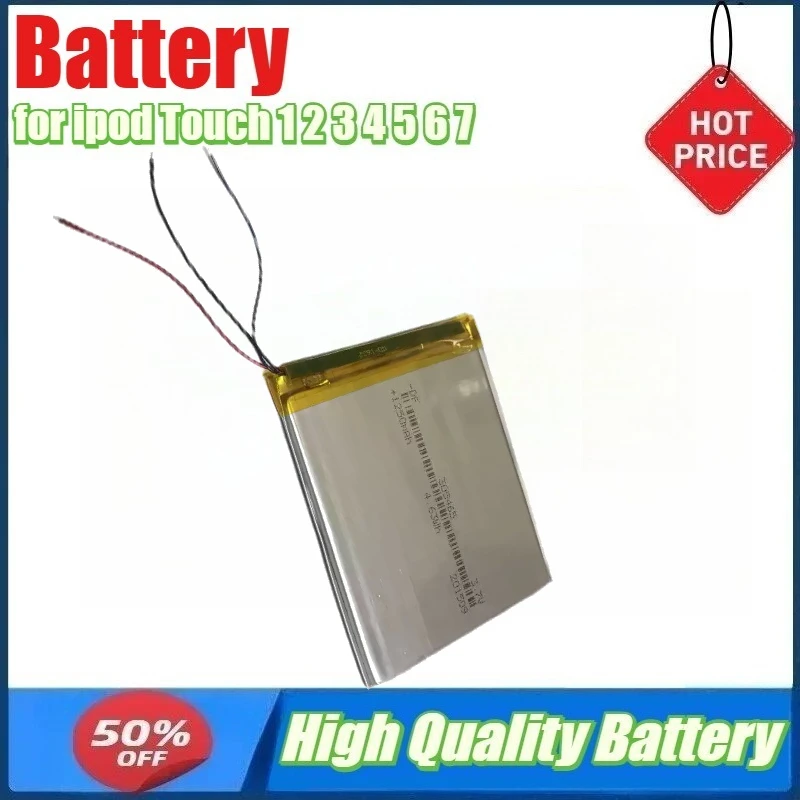 

Battery for Ipod Touch 1 3 4 5 6 7 Touch5 Touch6 Touch3 Touch4 Touch7 A1367 A1421 A1574 A1641 MP3 MP4 A2178 Built-in Battery