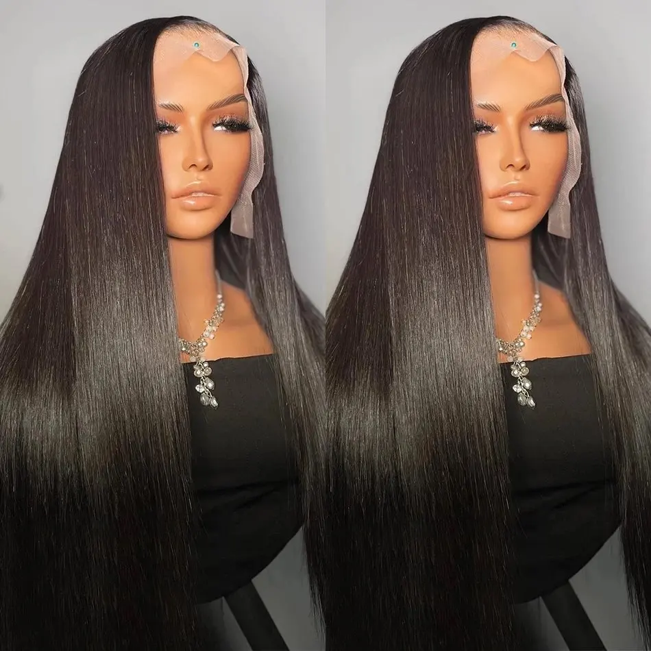 13x4 Lace Wig 32 Inch Natural Black 13x6 HD Lace Front Wig Straight 5x5 Glueless Wig Pre-Plucked For Women 150 Density