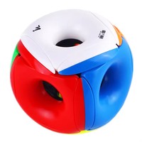 Qiyi Hollow Magic Cube 3x3 Professional Stickerless Speed Fidget Toys Hollow Sandwich 3x3 Cubo Magico Puzzle Toys Gifts