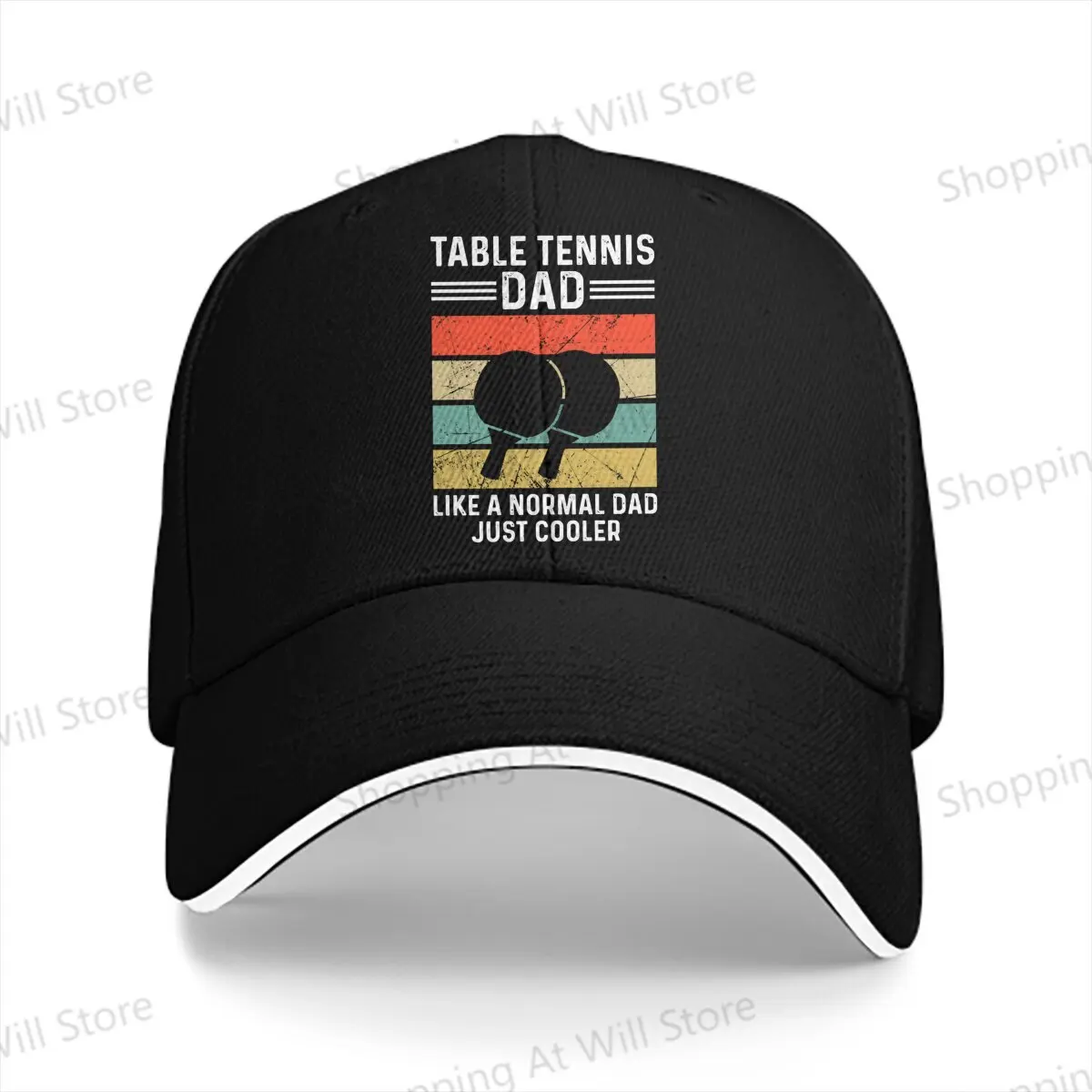 New Men's And Women's Baseball Caps Ping Pong Table Tennis DAD Truck Driver Hat Peaked Cap Creative gifts