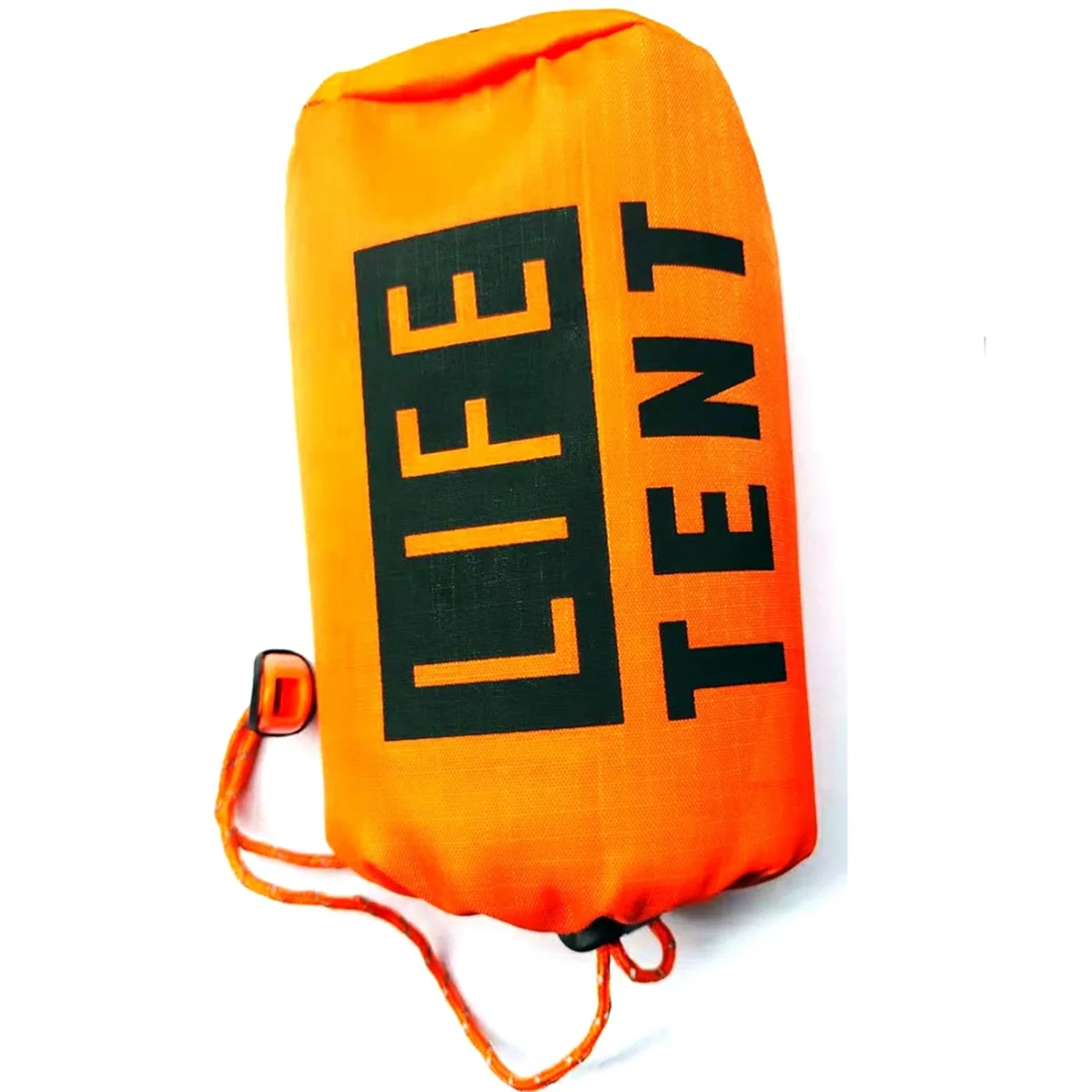 A71P خيمة طوارئ في الهواء الطلق بقاء بطانية بقاء بطانية العزل بطانية خيمة بسيطة خيمة برتقالية + حقيبة مع صافرة #4