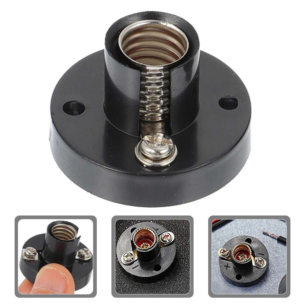 

6pcs Screw Lamp Holder Lamps Base Mini LED Bulb Socket Light Socket Small Bulbs Holder Lighting Accessories