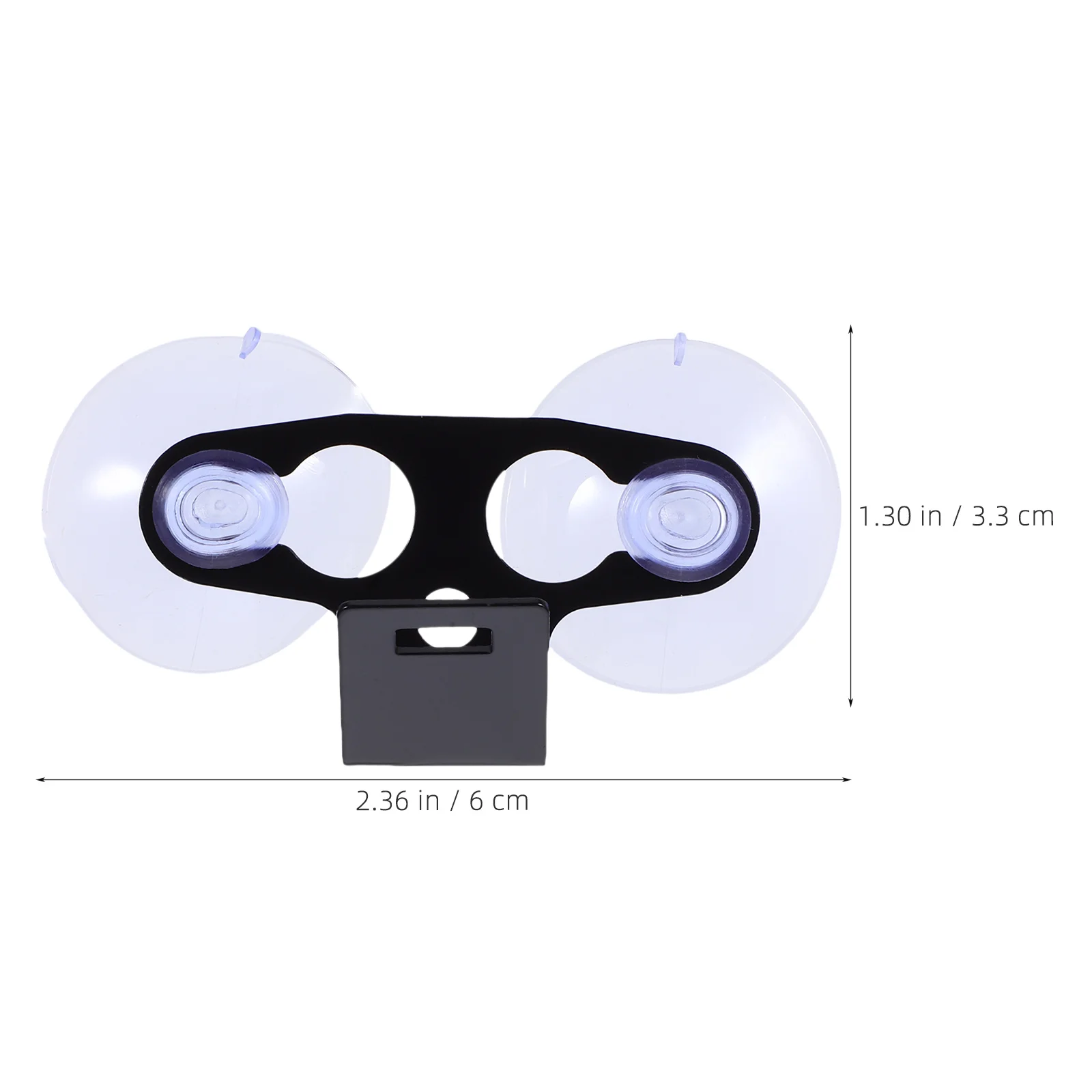 1 set dudukan radar dengan pengisap untuk mobil, terbuat dari plastik tahan lama, untuk dasbor, kaca depan, aksesori elektronik, sistem navigasi kendaraan