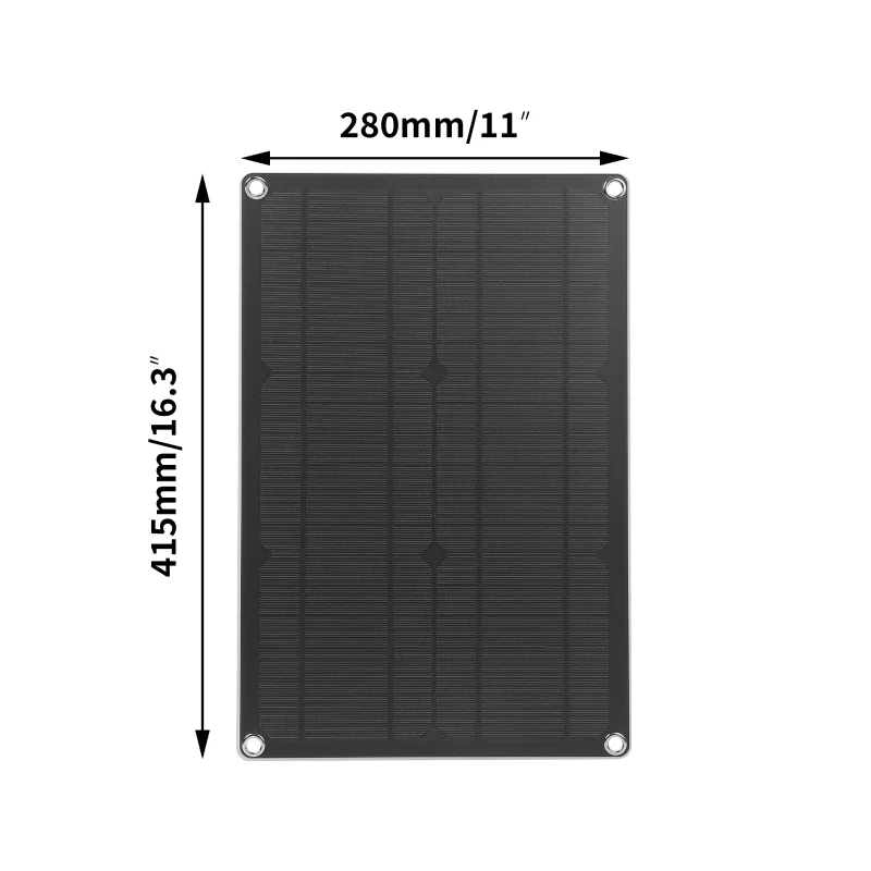 

60W Portable Solar Panel Monocrystalline Solar Cell with PWM Controller Power Charger Kit USB+DC Dual Output for RV Car Outdoor