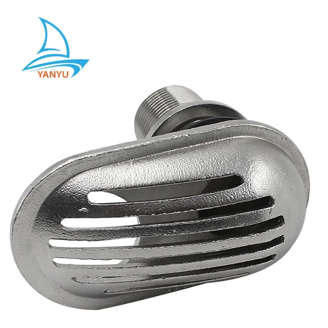 Boat fittings marine stainless steel 316 parts&accessories marine hardware boat intake strainer