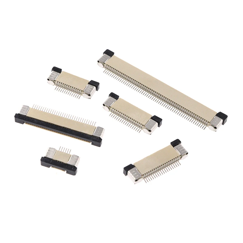 

20pcs 0.5mm Pitch Drawer upper connect Type Socket FPC FFC Flat Cable Connector 4P 6P 8P 10P 12P 14P 16P 20P 22P 24P 30P 40P 50P