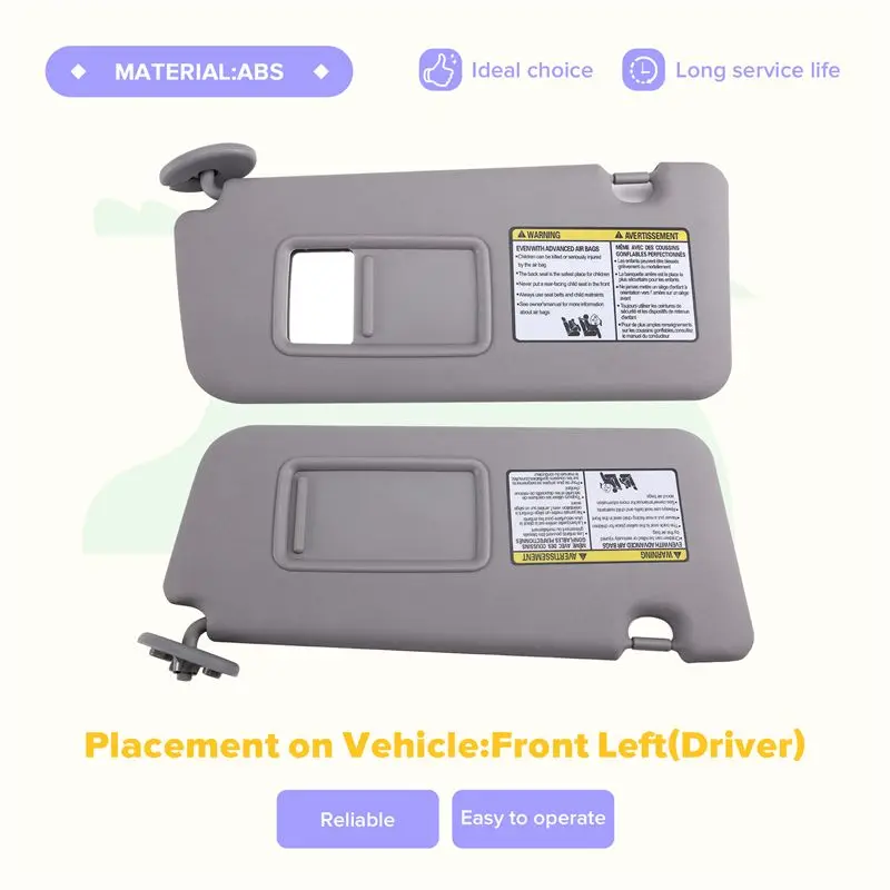 Eco-Friendly Car Driver Sunshade For Toyota RAV4 2004-2005 74320-42420-B0 Sunvisor Shade Car Accessories