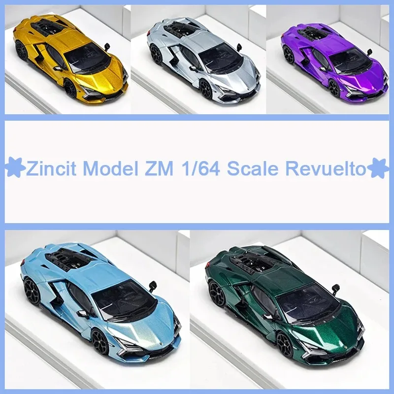 

Zincit Model ZM 1/64 Scale Revuelto Alloy Car Model Toys Gifts Collection Adult Souvenir Decoration Static Display