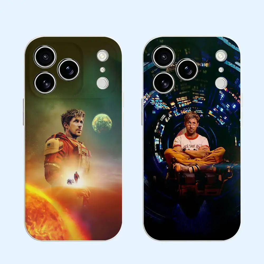 

Ryan G-Gosling P-Project H-Hail Mary Black Soft TPU Phone Case For iPhone 17 16 15 14 13 12 11 Pro Max Mini Plus E Shell Printed
