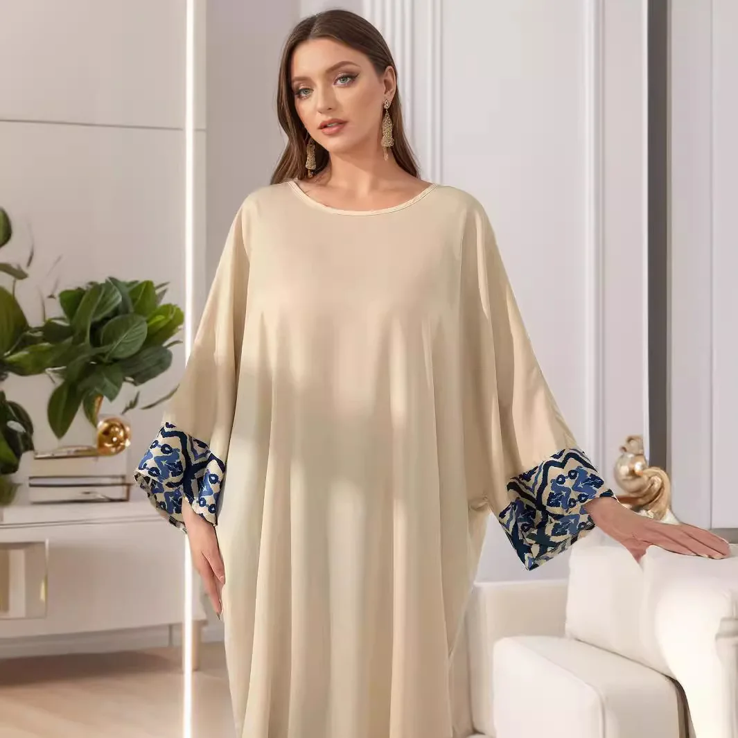 

Saud Arabic Robe Eid Mubarak Djellaba Women Muslim Loose Maxi Dress Islamic Clothing Turkey Kaftan Dubai Abaya Caftan Marocain