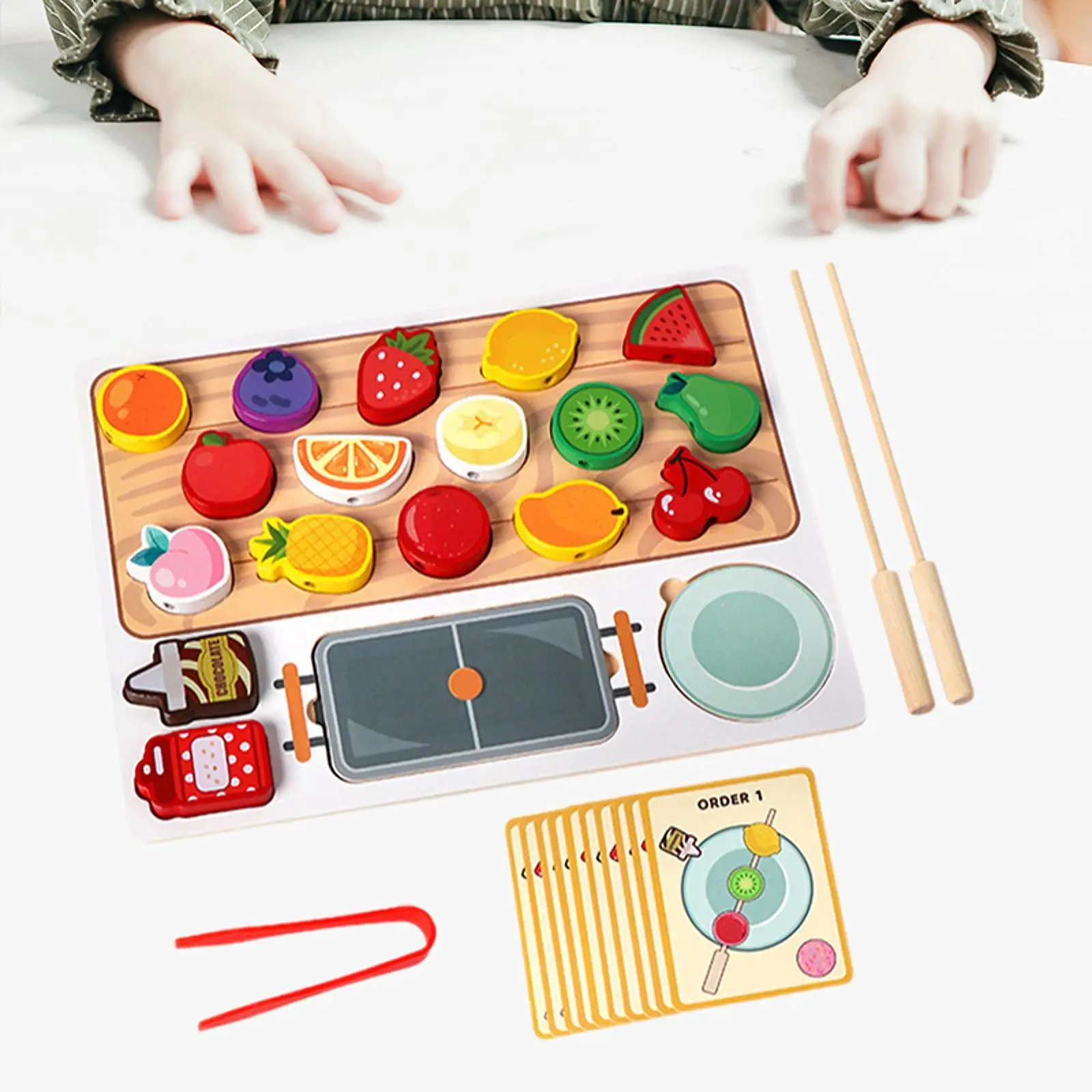 Fruit Matching Game Kitchen Accessory Toy Creative Toys Pretend Play for