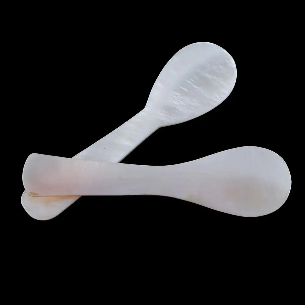 

Kitchen Shell Natural Mother of Pearl Coffee Scoop Caviar Spoons Stirring Tool Teaspoon
