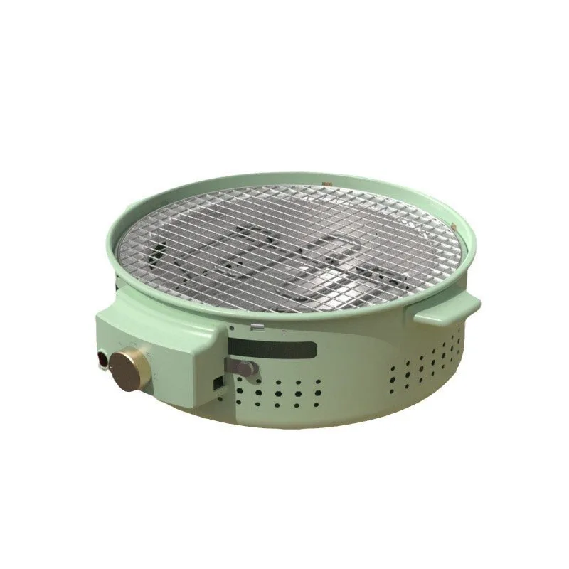 Xianke 전기 탄소 이중 목적 바베큐 스토브 홈 실내 다기능 연기없는 스토브 차 요리 야외 휴대용 바