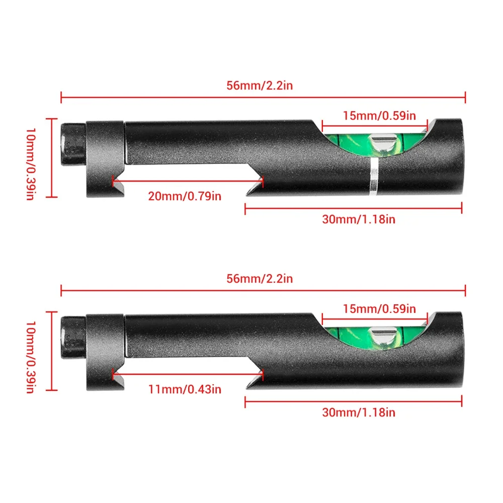 Hunting Spirit Bubble Level Optical Scope Mounts for 11mm/20mm Picatinny Rail Rifel Scope Leveling Tool Kit Hunting Accessories