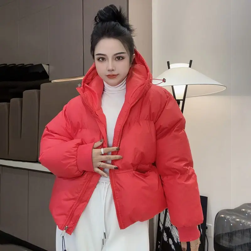 سترات باركاس للسيدات لخريف الشارع من قماش الدنيم ملمس برتقالي مقصوص بحاشية مرنة وتنعيم شريط الهيب هوب ملابس الشارع للمراهقين حيوية