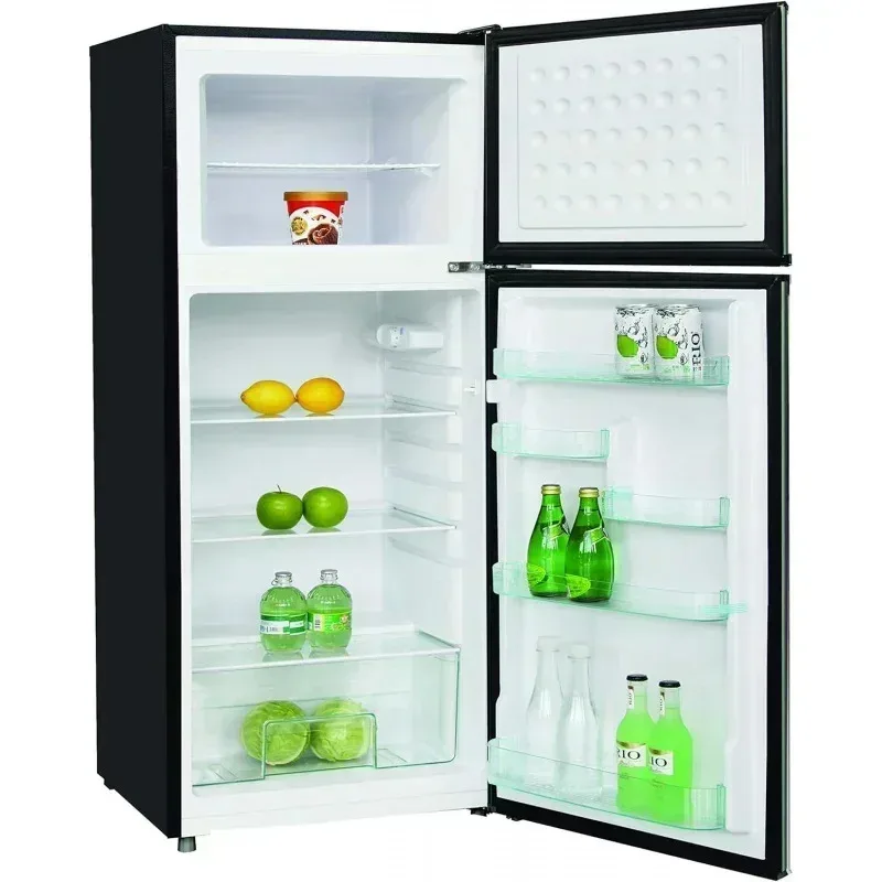 ECFrigidaire EFR751,2 Frigorífico de tamanho apartamento com freezer, 7,5 pés cúbicos, série platina, aço inoxidável