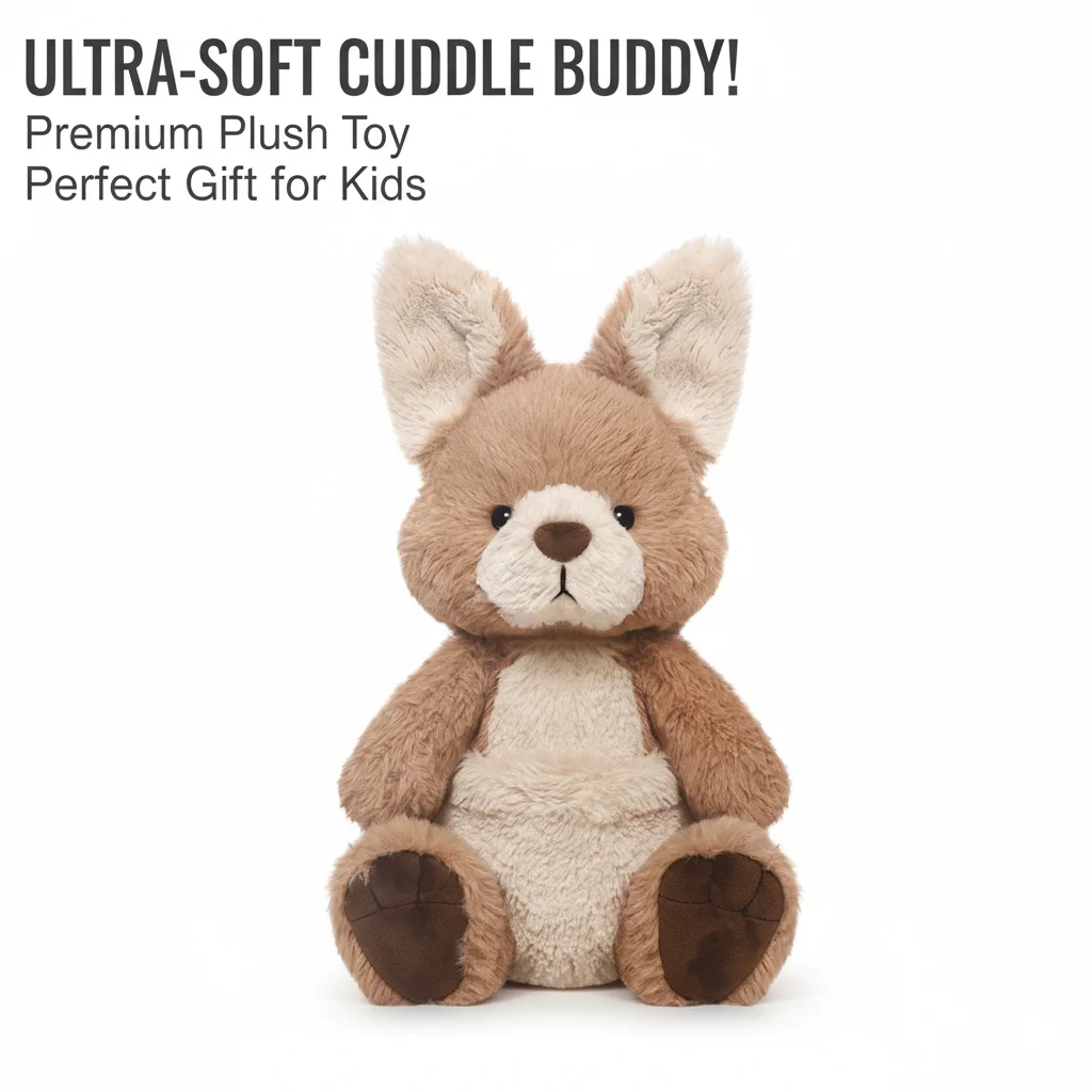 Kangaroo Sofia Plush Toy Cute Stuffed Animals Doll Sleeping Pillow For Girls Birthday Gift Soft Animal Plush Toy For Kids