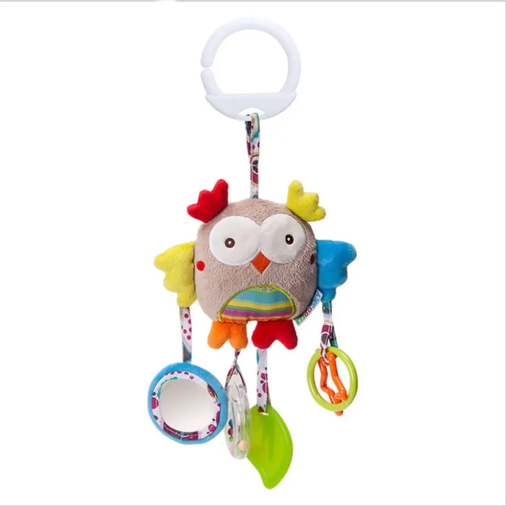 Nette Design Baby Rassel Spielzeug Glocke Spielzeug Plüsch Material Kinderwagen Hängen Spielzeug Greifen Fähigkeit Training Stofftier