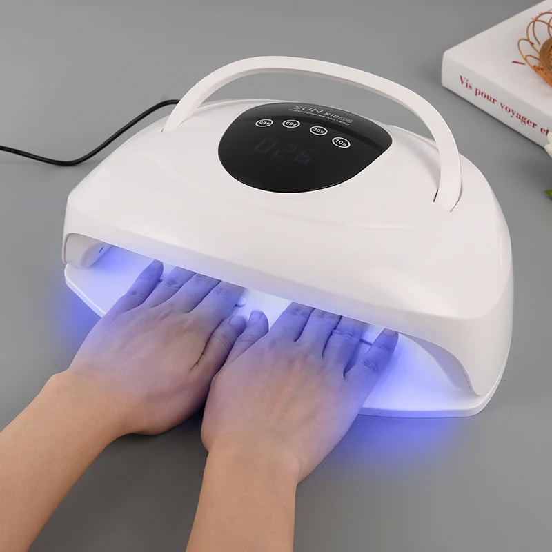 SUN X18MAX 72LEDS Nail Drying Lamp For Nails Gel Polish With Large HD Display Screen Auto Sensor Professional Manicure for Lamp