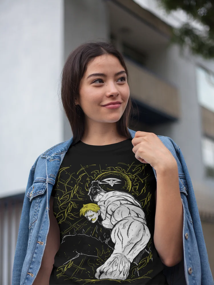 Escanor Os Sete Pecados Capitais,nanatsu taizai, Hawk, Ban, Anime Camiseta Macia Unissex