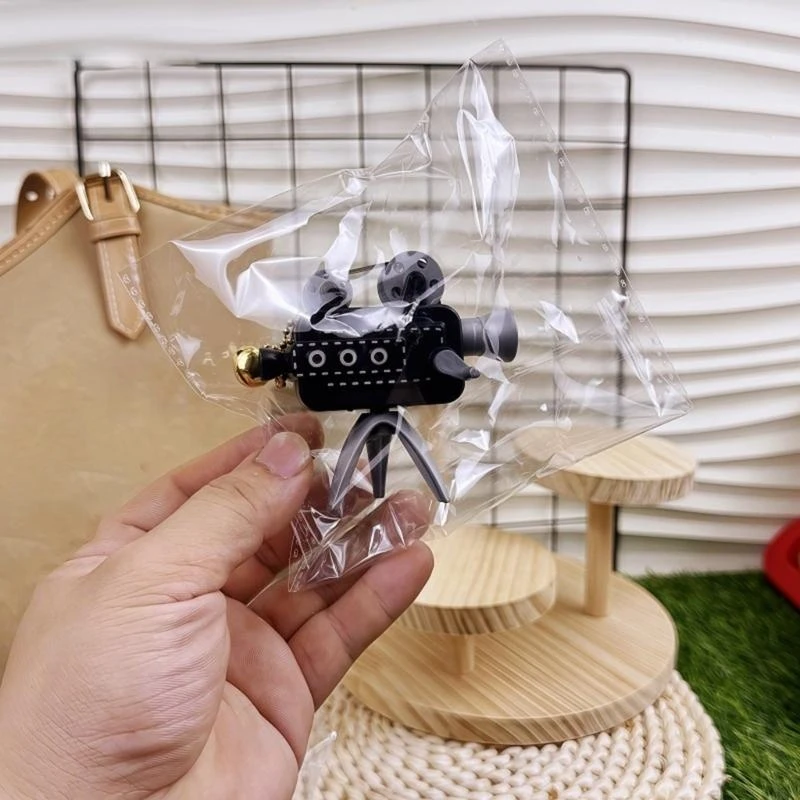 Mini Keychains projetores filmes retrô com operação manivela e projeção para diversão nostálgica