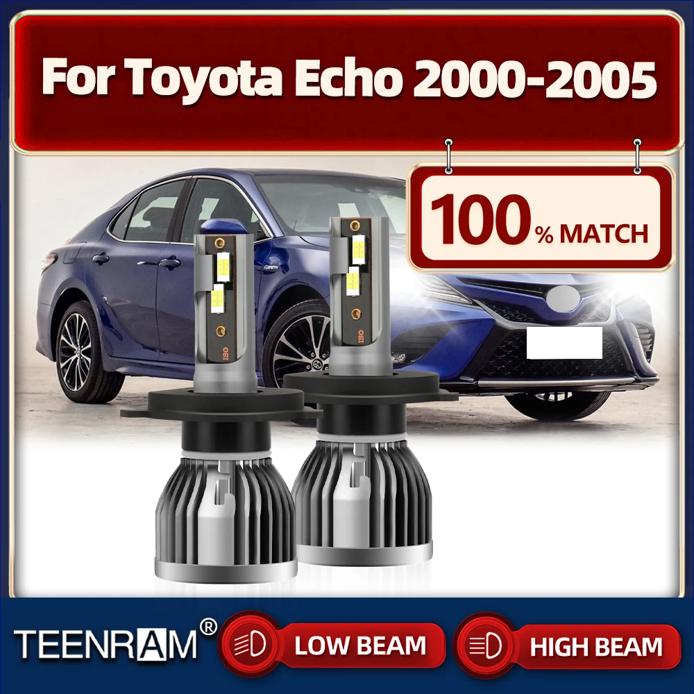 

Canbus LED Headlight Bulbs 20000LM 120W Turbo Auto Headlamps 12V Car Lights For Toyota Echo 2000 2001 2002 2003 2004 2005