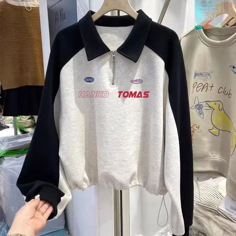 

Модная женская толстовка с капюшоном и буквенным принтом, свободного кроя, с длинными рукавами, для повседневной носки