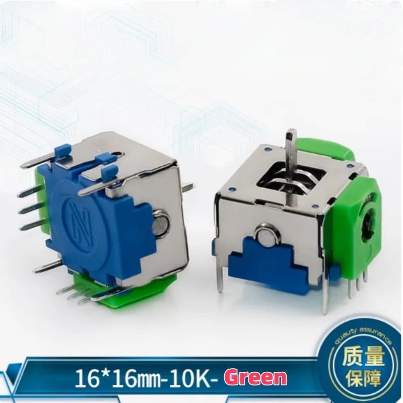 5Pcs/Lot 16*16mm 3D Model Aircraft Game Console/Drone Joystick Potentiometer 360-Degree Return to Center 5K 10K Handle Joystick Switch