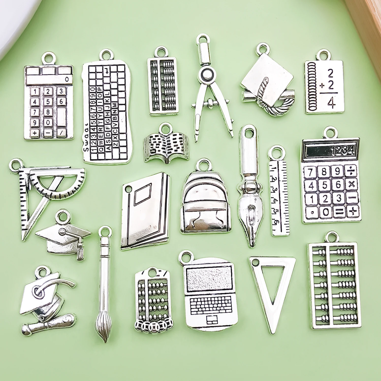 Jewelry Making Books - 10/20pcs Alloy Ruler, Abacus, Book Pen