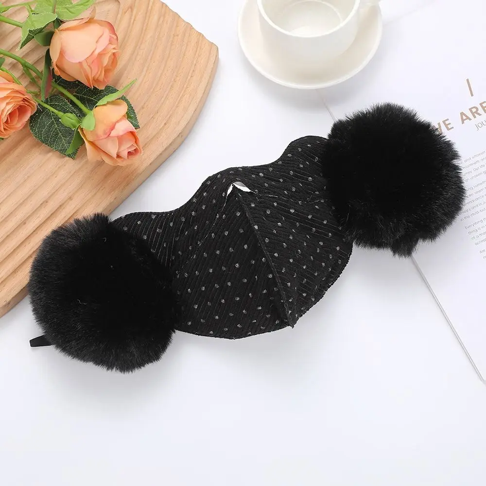 New Plush Thermal Earmuffs Mask Autumn Winter Windproof Fleece Winter Mask Dustproof Wrap Mask Cycling Earflap