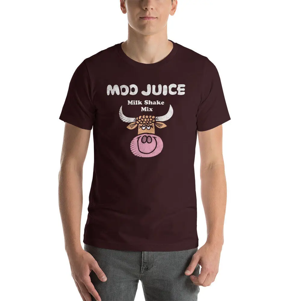 MOO JUICE Milk Shake Mix 60s Tee Shirt Short-Sleeve Unisex T-Shirt