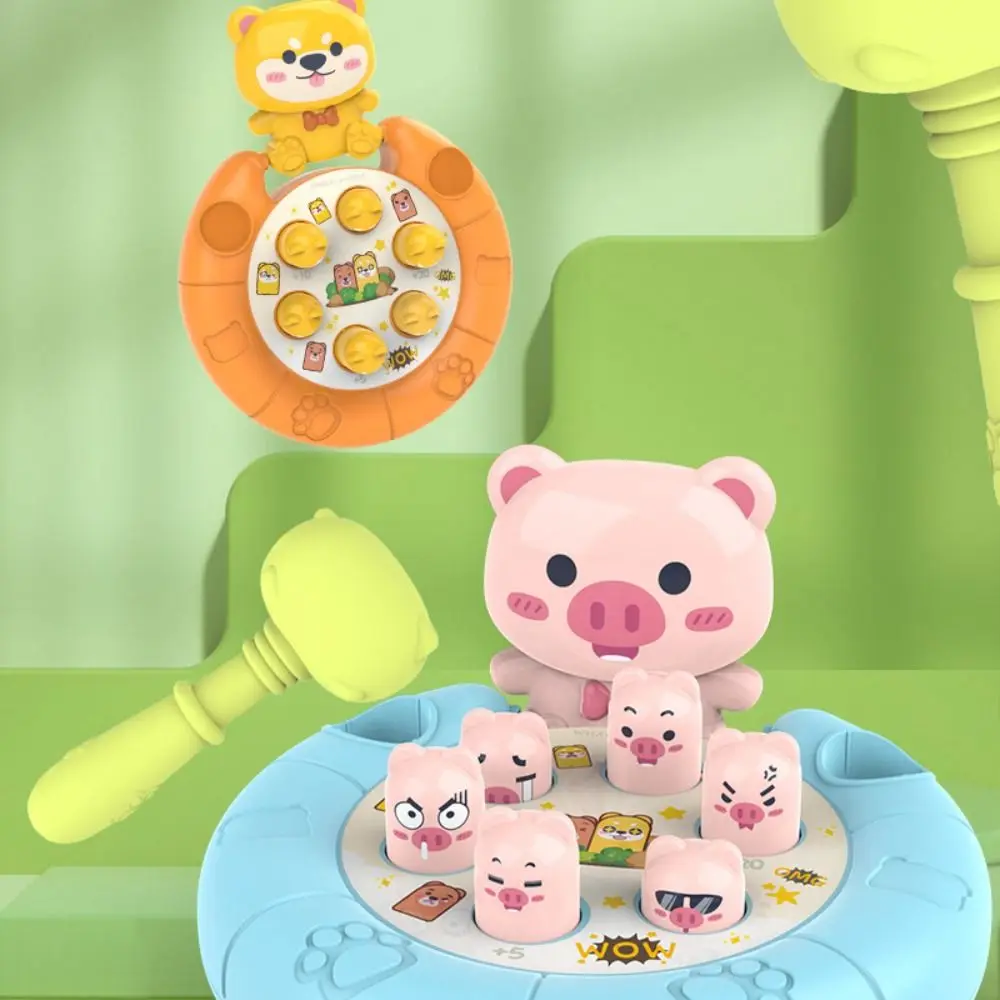 

ABS Animal Theme Knocking Game Hand Eye Coordination Early Education Whack-a-mole Learning Cognition Interesting