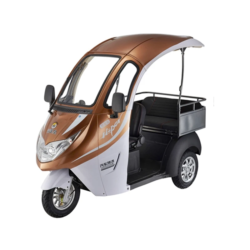 

China cheap battery power open body 3 wheel golf cart with storage box