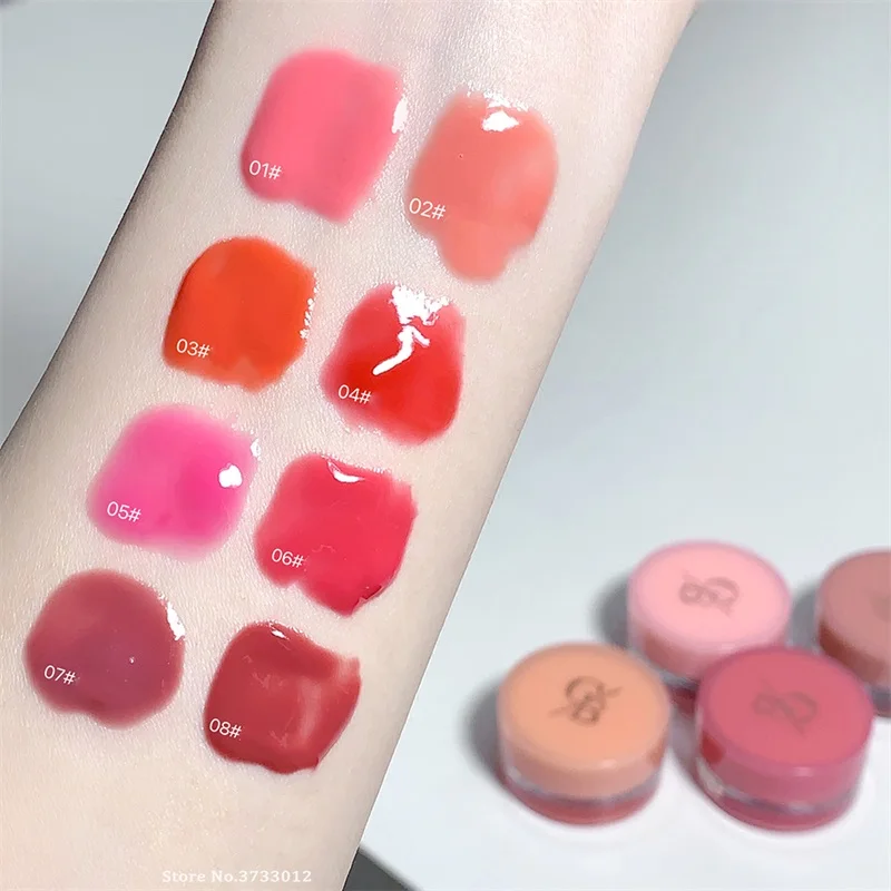 Lipgloss Koreaanse Lipsticks Vloeibare Waterdichte Vocht Lip Olie Vochtinbrengende Crème Lipgloss Make-Up Transparante Rode Lip Tint Lip Cosmetisch