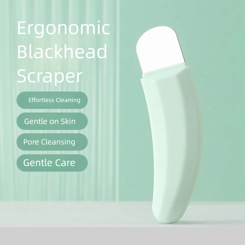 أداة جديدة لإزالة الرؤوس السوداء للوجه للتنظيف العميق وإزالة الرؤوس البيضاء وحب الشباب وملعقة الوجه المحمولة ومكشطة الرؤوس السوداء لأداة العناية بالجمال