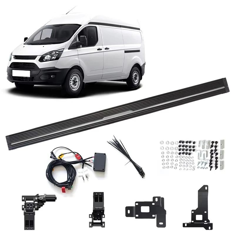 Luxury Commercial Vehicle Auto Parts Automatic Electric Step Board for FORD TRANIST Van Middle Door Aluminum Alloy High Polished